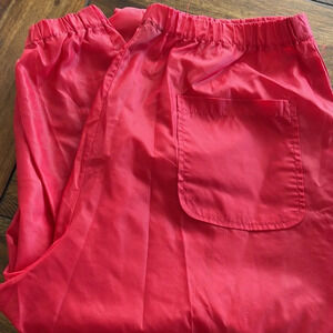 Vintage Polo Ralph Lauren Swichy red pants pockets sz small Nylon track running